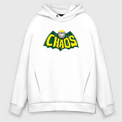 Толстовка оверсайз мужская Профессор Хаос, цвет: белый