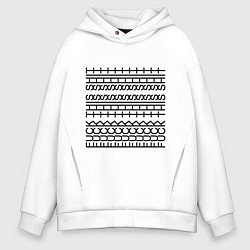 Мужское худи оверсайз Fuck this shit pattern