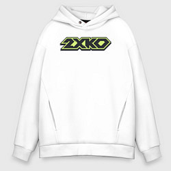 Толстовка оверсайз мужская 2XKO logo, цвет: белый