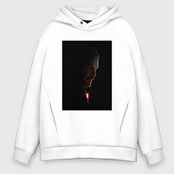 Толстовка оверсайз мужская John Wick in the dark, цвет: белый