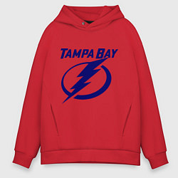 Толстовка оверсайз мужская HC Tampa Bay, цвет: красный