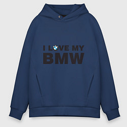 Мужское худи оверсайз I love my BMW
