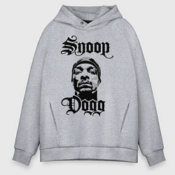 Мужское худи оверсайз Snoop Dogg Face