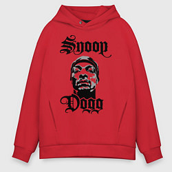 Мужское худи оверсайз Snoop Dogg Face