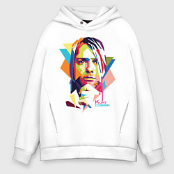 Мужское худи оверсайз Kurt Cobain: Colors