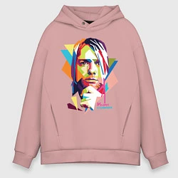 Мужское худи оверсайз Kurt Cobain: Colors