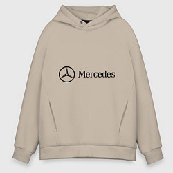 Мужское худи оверсайз Mercedes Logo