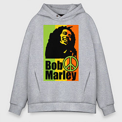 Мужское худи оверсайз Bob Marley: Jamaica