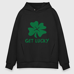 Мужское худи оверсайз Get lucky