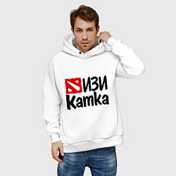 Толстовка оверсайз мужская Изи катка, цвет: белый — фото 2