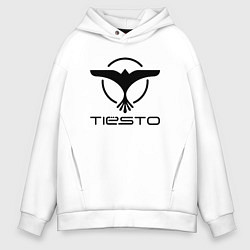 Толстовка оверсайз мужская Tiesto, цвет: белый