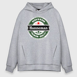 Толстовка оверсайз мужская Hanneman, цвет: меланж