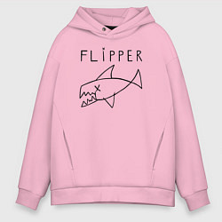 Мужское худи оверсайз Flipper