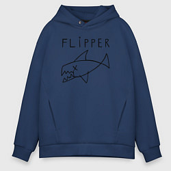 Мужское худи оверсайз Flipper