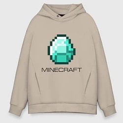 Мужское худи оверсайз Minecraft Diamond