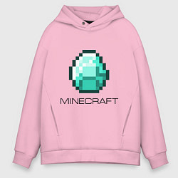 Мужское худи оверсайз Minecraft Diamond