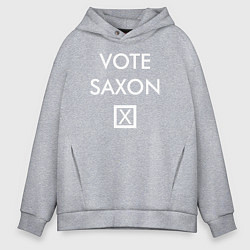 Толстовка оверсайз мужская Vote Saxon, цвет: меланж