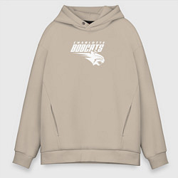 Толстовка оверсайз мужская Charlotte Bobcats, цвет: миндальный