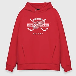 Мужское худи оверсайз Detroit Red Wings: Est.1926