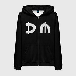 Толстовка 3D на молнии мужская DM Rock, цвет: 3D-черный