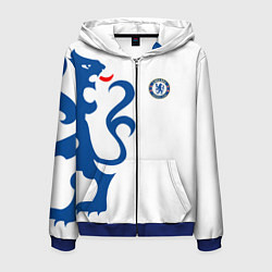 Мужская толстовка на молнии FC Chelsea: White Lion
