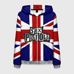 Мужская толстовка на молнии Sex Pistols UK