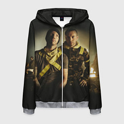 Толстовка 3D на молнии мужская 21 Pilots Boys, цвет: 3D-меланж