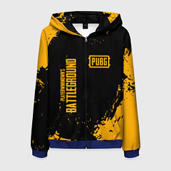 Толстовка 3D на молнии мужская PUBG: Black Fashion, цвет: 3D-синий