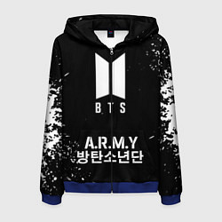 Мужская толстовка на молнии BTS ARMY