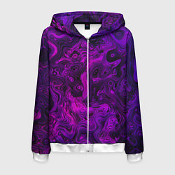 Мужская толстовка на молнии Abstract purple