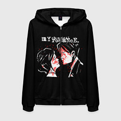 Толстовка 3D на молнии мужская My Chemical Romance, цвет: 3D-черный