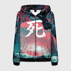 Толстовка 3D на молнии мужская Sekiro shadows die twice, цвет: 3D-черный