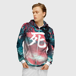 Толстовка 3D на молнии мужская Sekiro shadows die twice, цвет: 3D-белый — фото 2