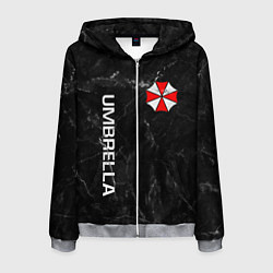 Толстовка 3D на молнии мужская UMBRELLA CORP, цвет: 3D-меланж