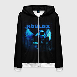 Толстовка 3D на молнии мужская ROBLOX, цвет: 3D-белый