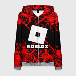 Толстовка 3D на молнии мужская Roblox, цвет: 3D-меланж