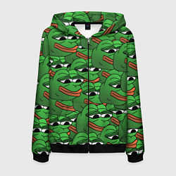 Мужская толстовка на молнии Pepe The Frog