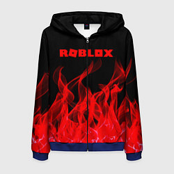 Толстовка 3D на молнии мужская ROBLOX, цвет: 3D-синий