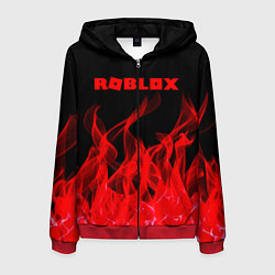 Толстовка 3D на молнии мужская ROBLOX, цвет: 3D-красный