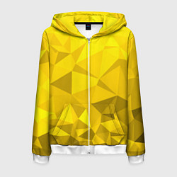 Мужская толстовка на молнии YELLOW ABSTRACT