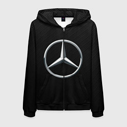 Мужская толстовка на молнии MERCEDES-BENZ CARBON