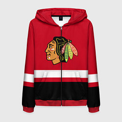 Мужская толстовка на молнии Chicago Blackhawks