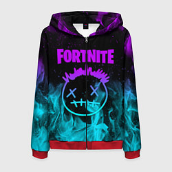 Толстовка 3D на молнии мужская FORTNITE X TRAVIS SCOTT, цвет: 3D-красный