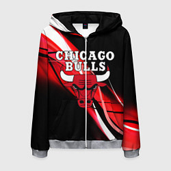 Мужская толстовка на молнии CHICAGO BULLS