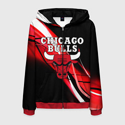 Мужская толстовка на молнии CHICAGO BULLS