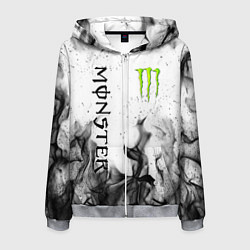 Толстовка 3D на молнии мужская MONSTER ENERGY, цвет: 3D-меланж