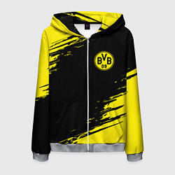 Толстовка 3D на молнии мужская BORUSSIA, цвет: 3D-меланж