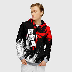 Толстовка 3D на молнии мужская THE LAST OF US II, цвет: 3D-меланж — фото 2