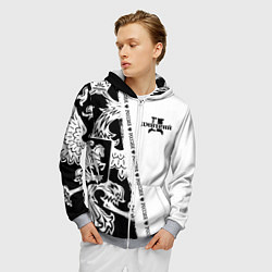 Толстовка 3D на молнии мужская Дмитрий, цвет: 3D-меланж — фото 2