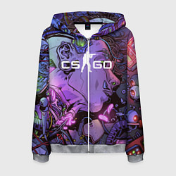 Мужская толстовка на молнии CS GO
